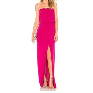 Revolve Verona Gown in Magenta- Amanda Uprichard